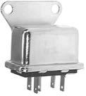Weatherproof Seal w/pigtail, w/o Diode 5 wires, 5 Terminal, SPDT (uses 1543 harness, 1261 relay) 1261 12v, 20/40