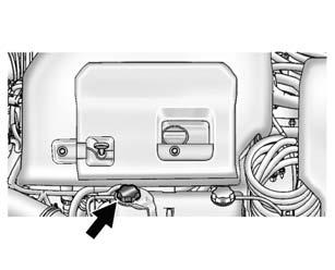 10-16 Vehicle Care The high voltage battery coolant reservoir is located in the engine compartment. See Engine Compartment Overview on page 10-8.