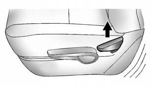 3-4 Seats and Restraints 2. Move the seat forward or rearward and release the handle. 3. Try to move the seat back and forth to be sure it is locked in place.