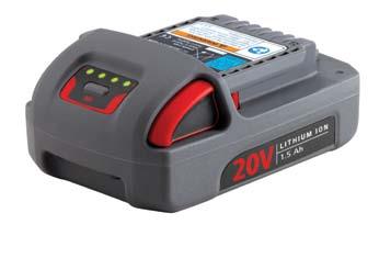5 Ah battery trigger provides maximum control of the tool Ergonomic
