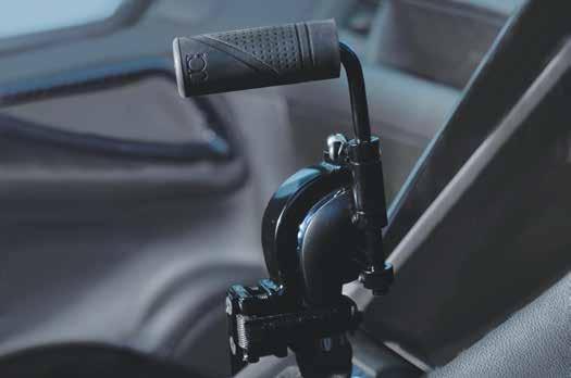 Products Gearshift Easy Release Gearshift Easy Release Designed for drivers with limited hand function, this adaptation reduces the grip required to move the gearshift and eliminates the requirement