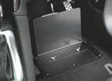 This frees up space in the footwell and eliminates the risk of the pedal being operated when the hand control is being used. N.B. Not suitable for all vehicles.