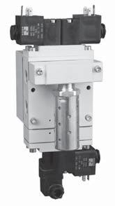 Control Reliable Double Valves with Dynamic Monitoring and Memory Safety Exhaust (Dump) DM Series E Dynamic Monitoring with Memory: Memory, monitoring, and air flow control functions are integrated
