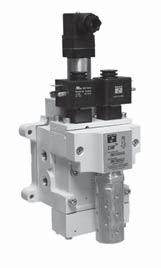 Control Reliable Double Valves with Dynamic Monitoring and utomatic Reset Dynamic Monitoring: Monitoring and air flow control functions are integrated into two identical valve elements for CT
