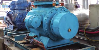 To reach this target, Leistritz Screw Pumps, series L4, are installed for the circulation of the stored tank products.