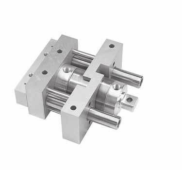 & S Series inear Slides Series S (Short) Single earing lock ompact Single earing lock esign Provides Short Overall ength istributed y: S3-0 S3-0 features individual bearing blocks connected by 4 tie