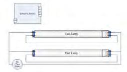 The LED T8 Tube Specifier Series. T8 Tube Specifier Series are suitable to replace either.