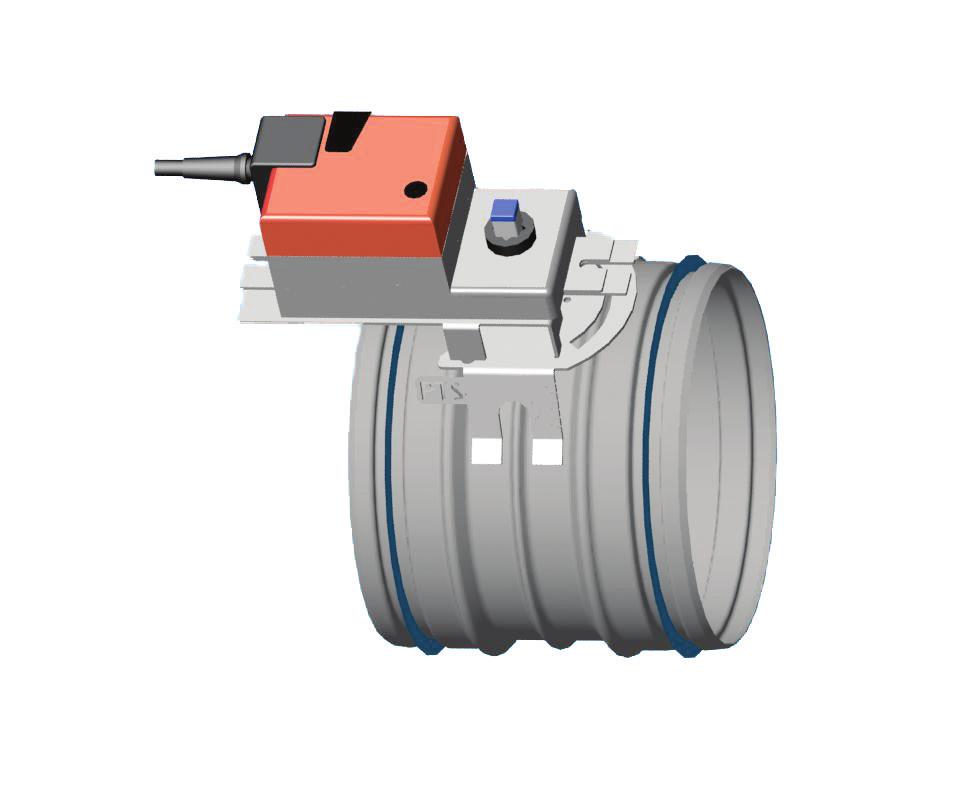 PTS/A with actuator (B4) Actuator IL / IH PTS Electrical actuator: specific data If other actuator types are required, consult Halton in order to specify the type and manufacturer.