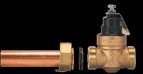 Pressure Regulators Residential Model NR3XL and REMXL Zurn Wilkins regulators exceed the irrigation norms with the highest level of corrosion resistance as standard on all models.