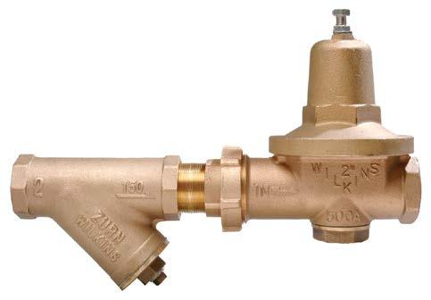 Pressure Regulators Commercial Model 500XL and 500XLYSBR Ideal for use where lead-free valves are required.