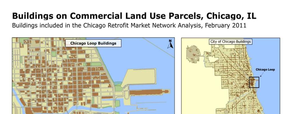 Building efficiency Chicago Loop Retrofit Demonstration elements: