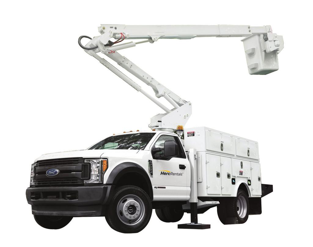 EQUIPPED WITH 38 ft Bucket Height Articulating Arm