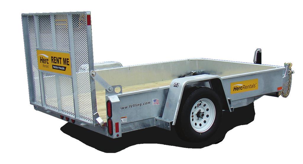 TILT TRAILERS TRAILERS EQUIPPED WITH D-Rings