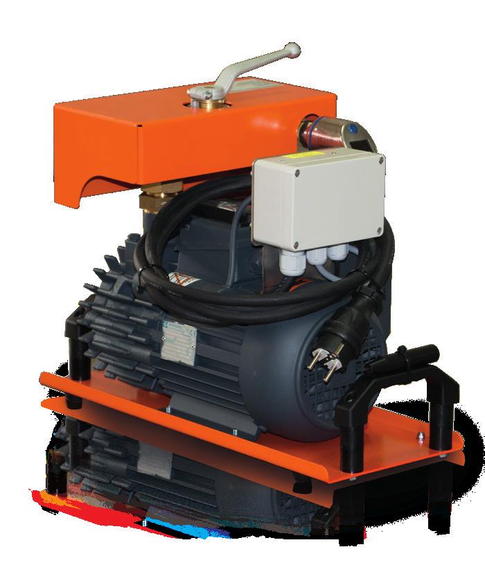 SF 6 gas service carts Vacuum pump units - Technical data from page 21 Mini Series Portable vacuum pump unit for evacuation of air B078R09 (with ball valve) Operating voltage: 208-240 V / 50-60 Hz