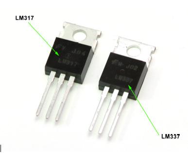 For V+, and +48V section: Use the LM317HVT voltage regulator. For V- section: Use the LM337 voltage regulator.