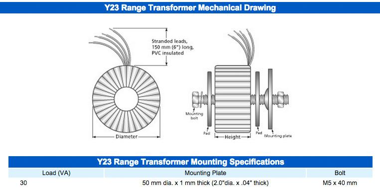 A POWER TRANSFORMER IS REQUIRED FOR PROPER OPERATION DO NOT