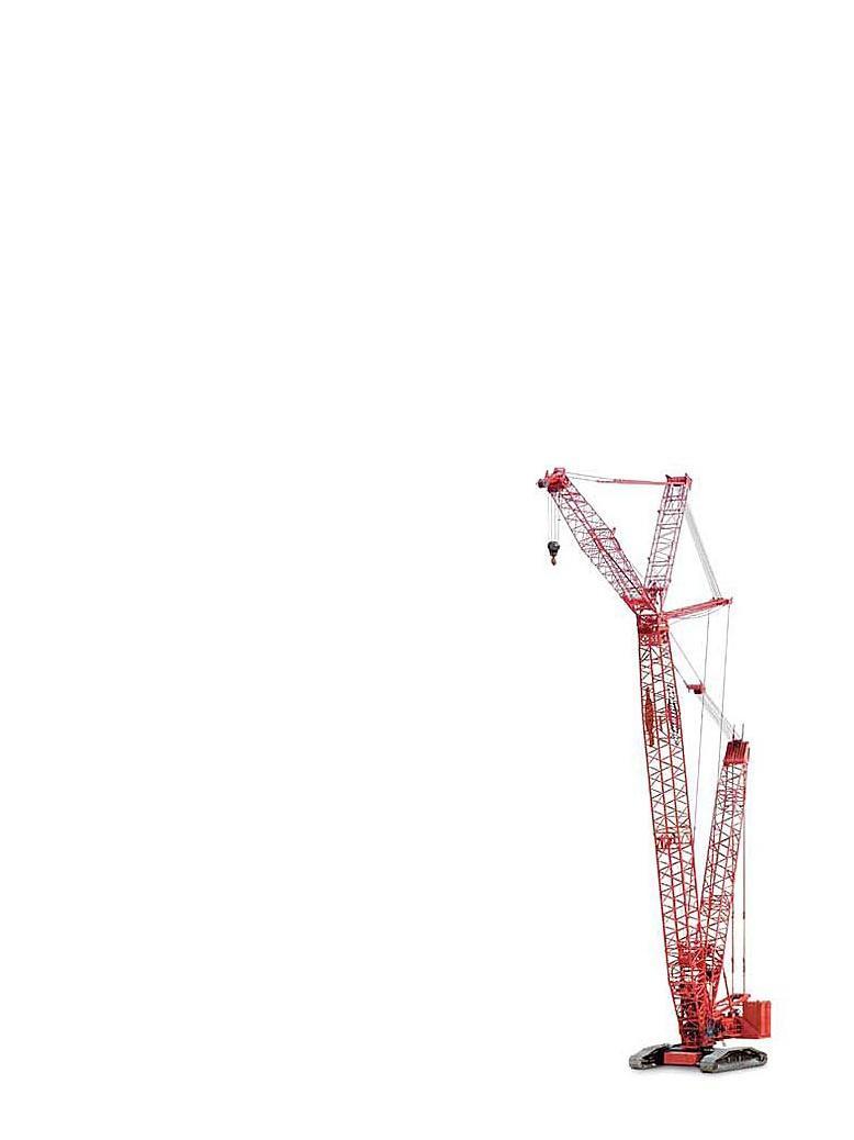 HEAVY LIFTING PARTNERS Heavy Lifting Services Available Cranes and Equipments Crawler Cranes Manitowoc 18000 750 tons Demag CC 2800-1 600 tons 3 pcs Demag CC