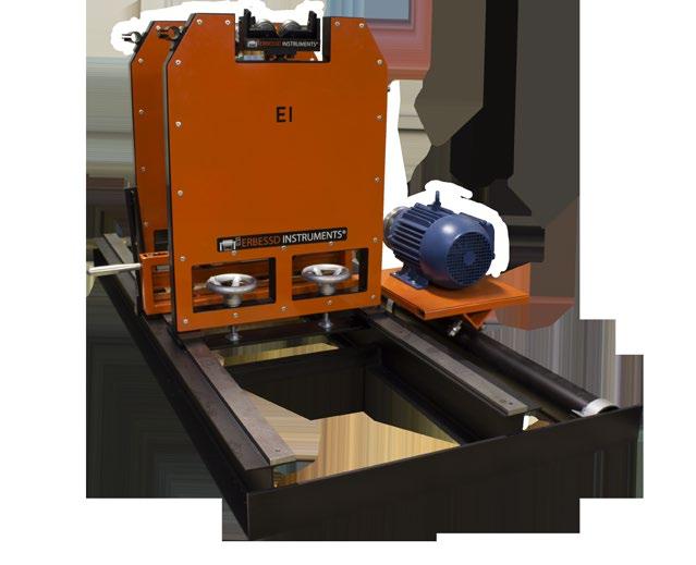 The EI-300 balancing machine is ideal for all types of rotating parts up to 300 kg, like rollers,electric motor
