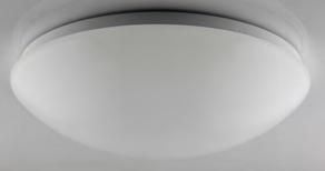 Nickel/Polycarbonate Diffuser 15W, 900L 4000K, Dimmable 120V, 50000 Hrs 14 Brushed