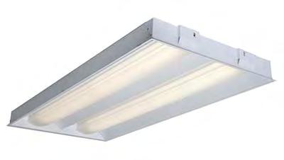 Fixtures provide over 40% energy savings over comparable fluorescent fixtures utilizing less expensive fixtures than the fluorescent version and have flexibility to change wattage and color