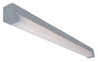 LED Contoured Strip Wall or Ceiling mount, surface or pendant mounted, vertical or horizontal this fixture available standard in 3 sizes can be used individually or joined together for a continuous