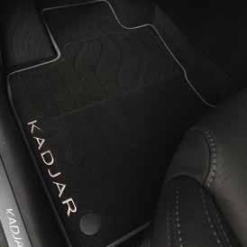 Interior protection Boot accessories 01 01 Premium textile floor mats Guarantee total protection of your KADJAR