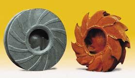 consequent wear at the close impeller clearances.