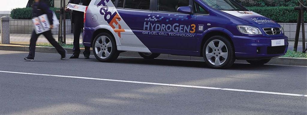 HydroGen3 fuel cell vehicle in Tokyo, Japan.