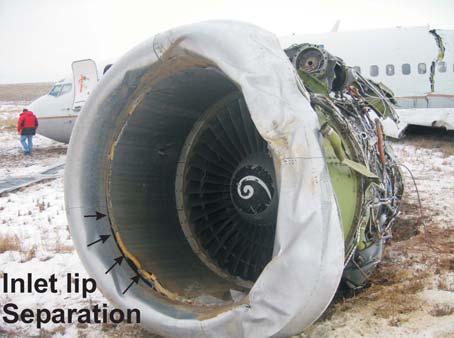 Also noted were ground scars consistent with the airplane s nose and main landing gears (Photo 5).
