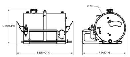 SC Series Side Engine, Transverse Note 2 on the SC Series Slide In Vacuum Tank Standard Features pertains to these models.