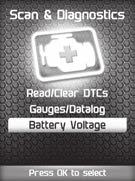 BATTERY VOLTAGE STEP 1 - Plug the device into