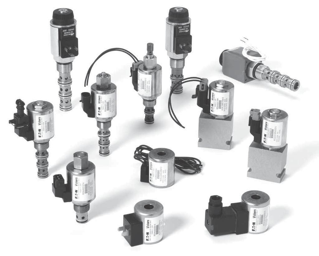 Hydraulic Screw-in Cartridge Valves (SiCV) Solenoid valves Poppet and Spool type