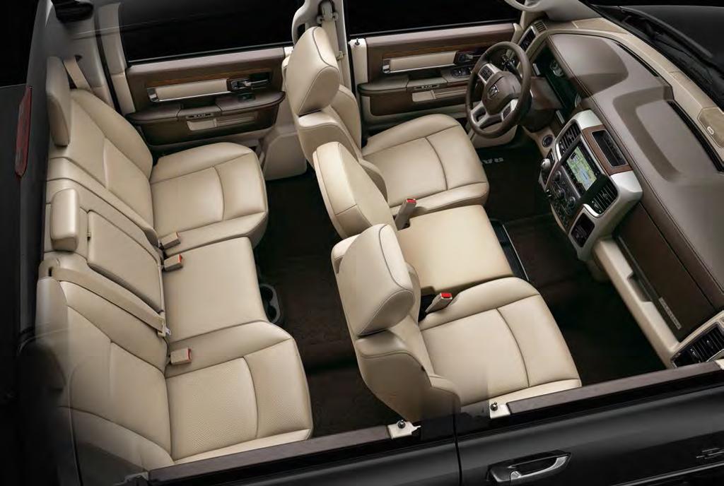 AWARD-WINNING INTERIORS. RAM. COMFORT, BEAUTY AND STYLE RISE TO THE TOP.