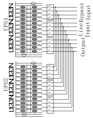 Wiring diagram of parallel system for 10K(L)/15K
