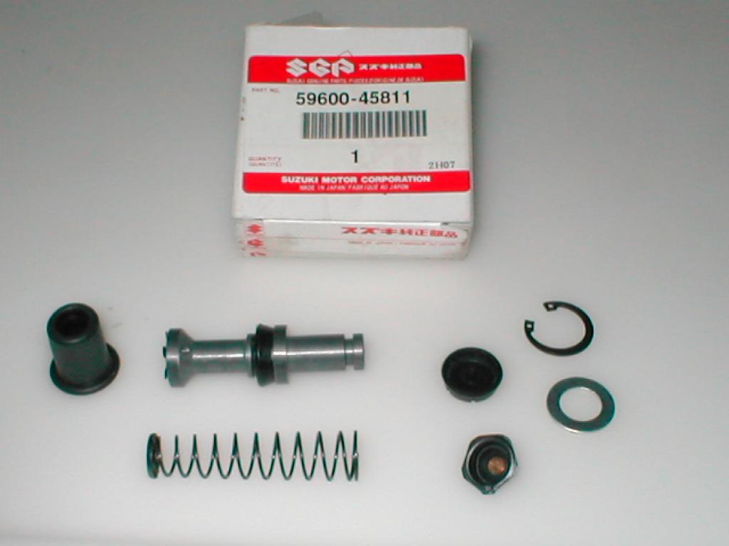 Genuine Suzuki Kits to re-furbish your Master Cylinder are available from your regular Kettle parts supplier Part No. 59600-45811 and should cost about 20.