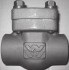 Forged Steel Valves A105N Forged Steel, Bolted/ Welded Bonnet Check Valves Swing Check F151F (Flanged) Size range: ½ to 2 ANSI Class 800 Swing Check F801T (Threaded) F801SW (Socket Weld) F801TXS