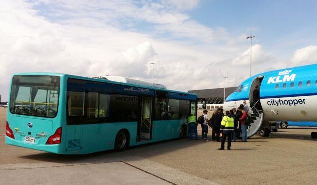 Electric Bus Footprint Europe AMSTERDAM Started: Apr.