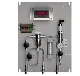 micron particles) Pressure gauge Center back mount (dual scale: Bar and PSI) Sensor sample block / SS sample block (