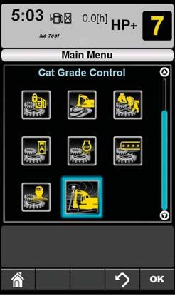 through the cab monitor (1), which minimizes the need and cost for traditional grade checking and improves job site safety.