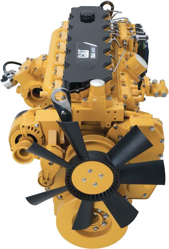 Engine Reduced emissions, economical and reliable performance Cat C6.6 ACERT Engine The Cat C6.6 ACERT engine delivers more horsepower using less fuel than the previous series engine.