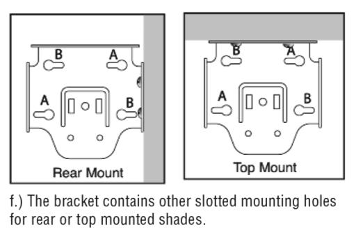 3 FLAT FASCIA: The open end of each bracket faces downward, as shown in the drawing below.