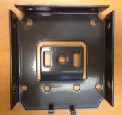 3" FLAT FASCIA: The open end of each bracket faces downward, as shown in the image.