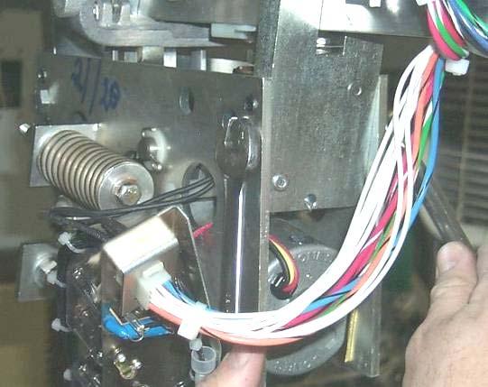 ) Connect the motor wires to the Relay panel as shown in