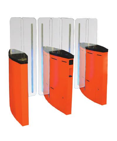 This design offers a more effective protection of your site by preventing persons hurdling the barrier panels, similar to full-height turnstiles.