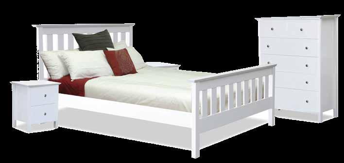 Double Bed CODE:1978 38m3 Nicky 6 Drw Tallboy