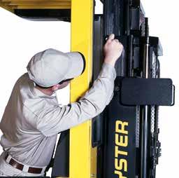 Hyster i 3 Technology integrates commonality among Hyster warehouse products and simplifies the way in which operators and technicians alike handle and service the truck.