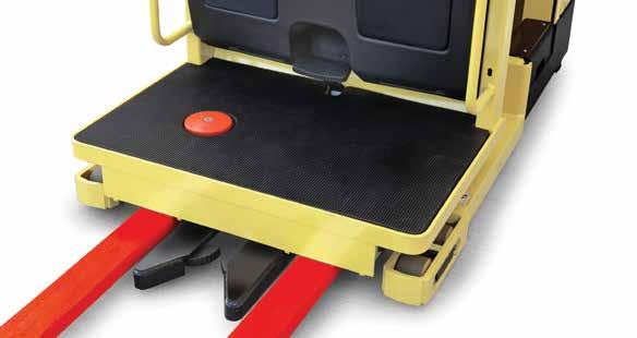 Vertically adjustable console is optional on all models and offers 6 of vertical height adjustment to accommodate a wide range of operators, while the optional console-mounted fan provides upper body