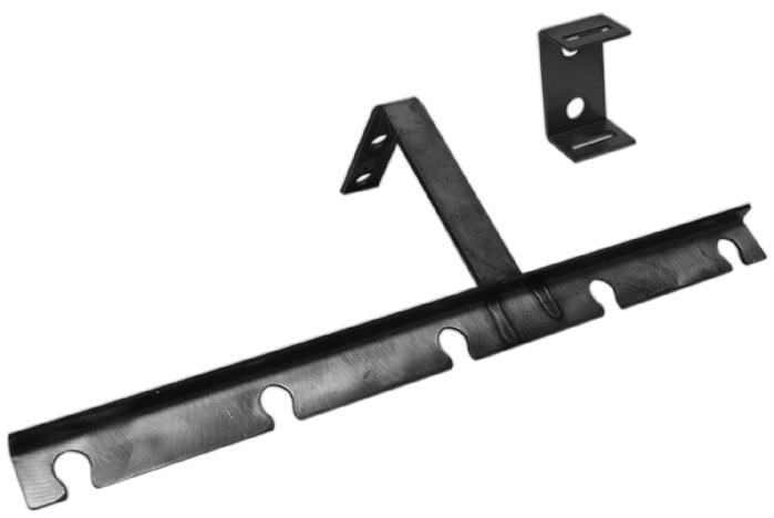 The T-shaped bracket styles are supplied with a mounting piece so that the bracket