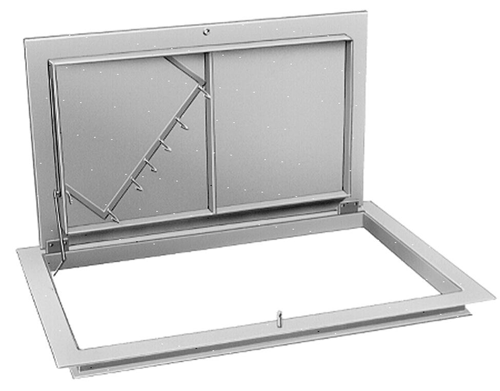 Access oors Features All Aluminum Construction: Frames and doors are 1 4" thick, one-piece extruded construction. Concrete anchors are included.