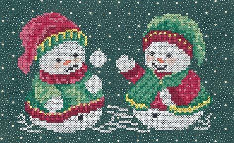 Page 3 Let s Throw Snowballs by Laura Doyle #4207 14 ct 146 x 90mm(5.74 x 3.54 ) #4208 16 ct 121 x 75mm(4.78 x 2.95 ) #4209 18 ct 113 x 70mm(4.46 x 2.